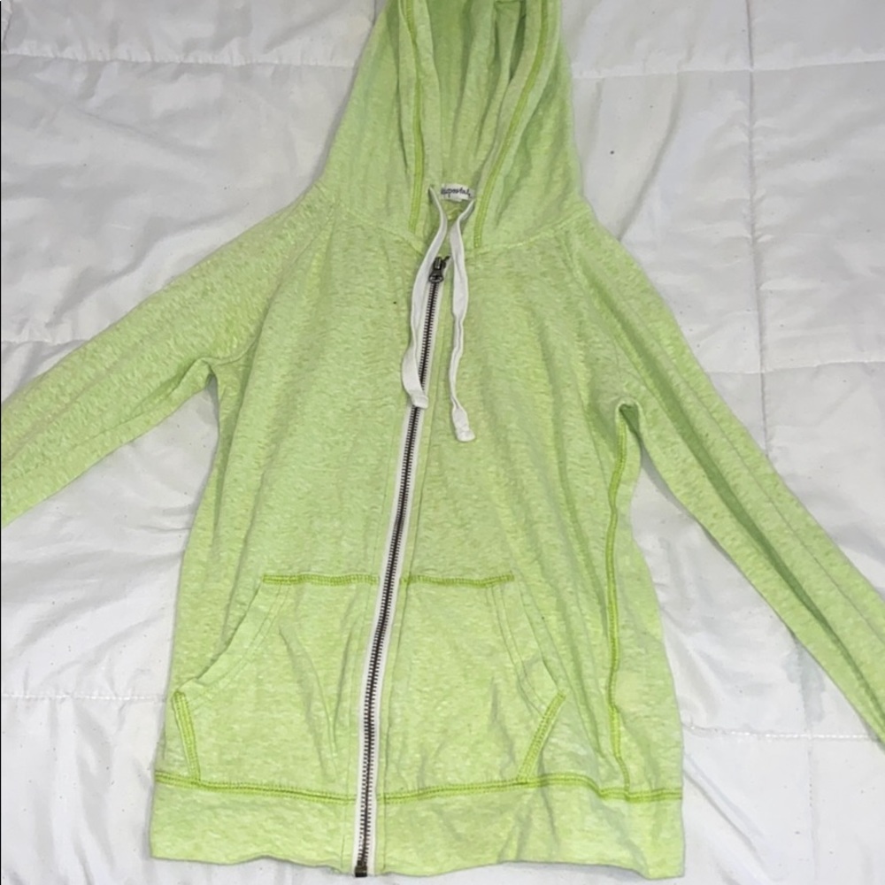 neon light green/yellow hoodie
